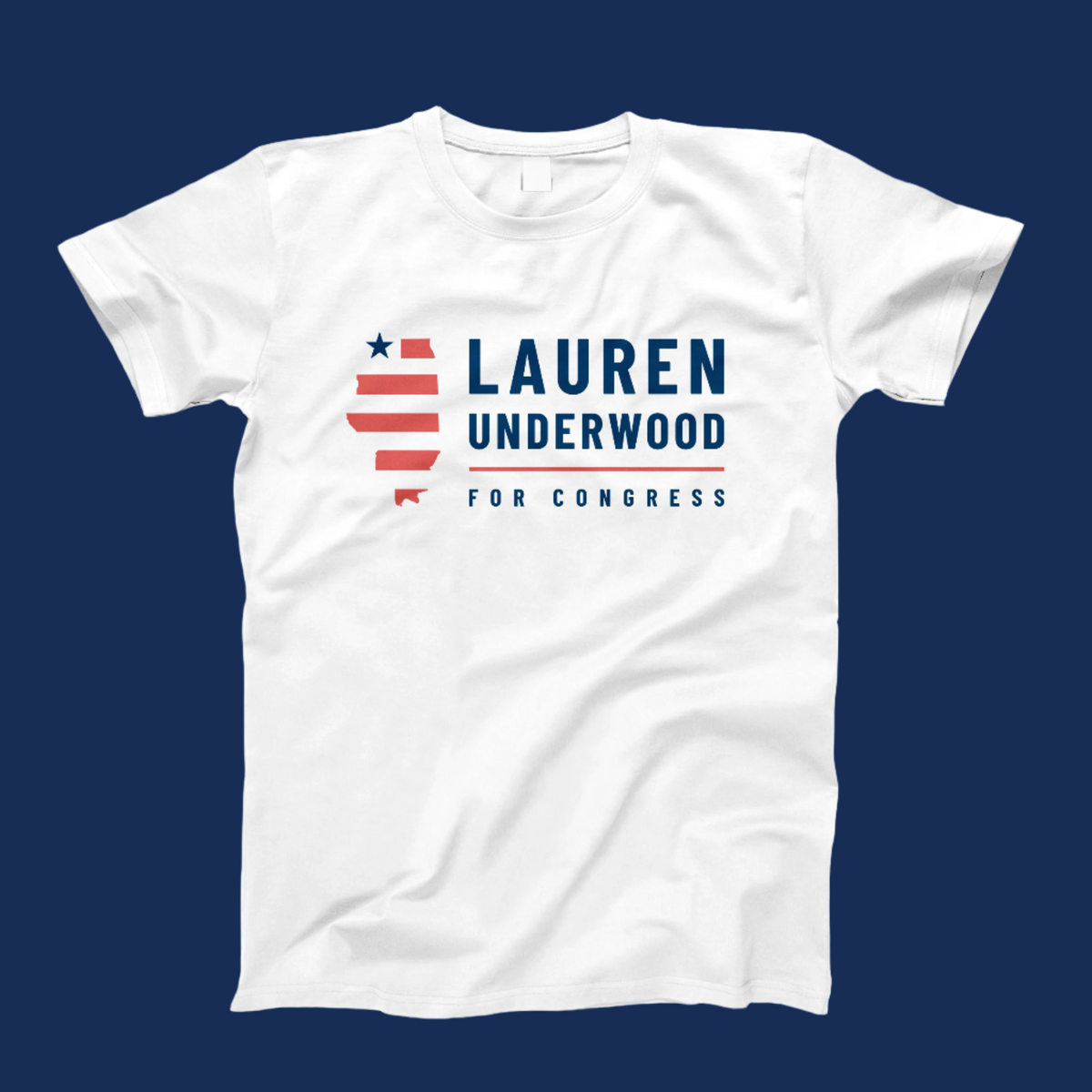 Lauren Underwood Logo Tee