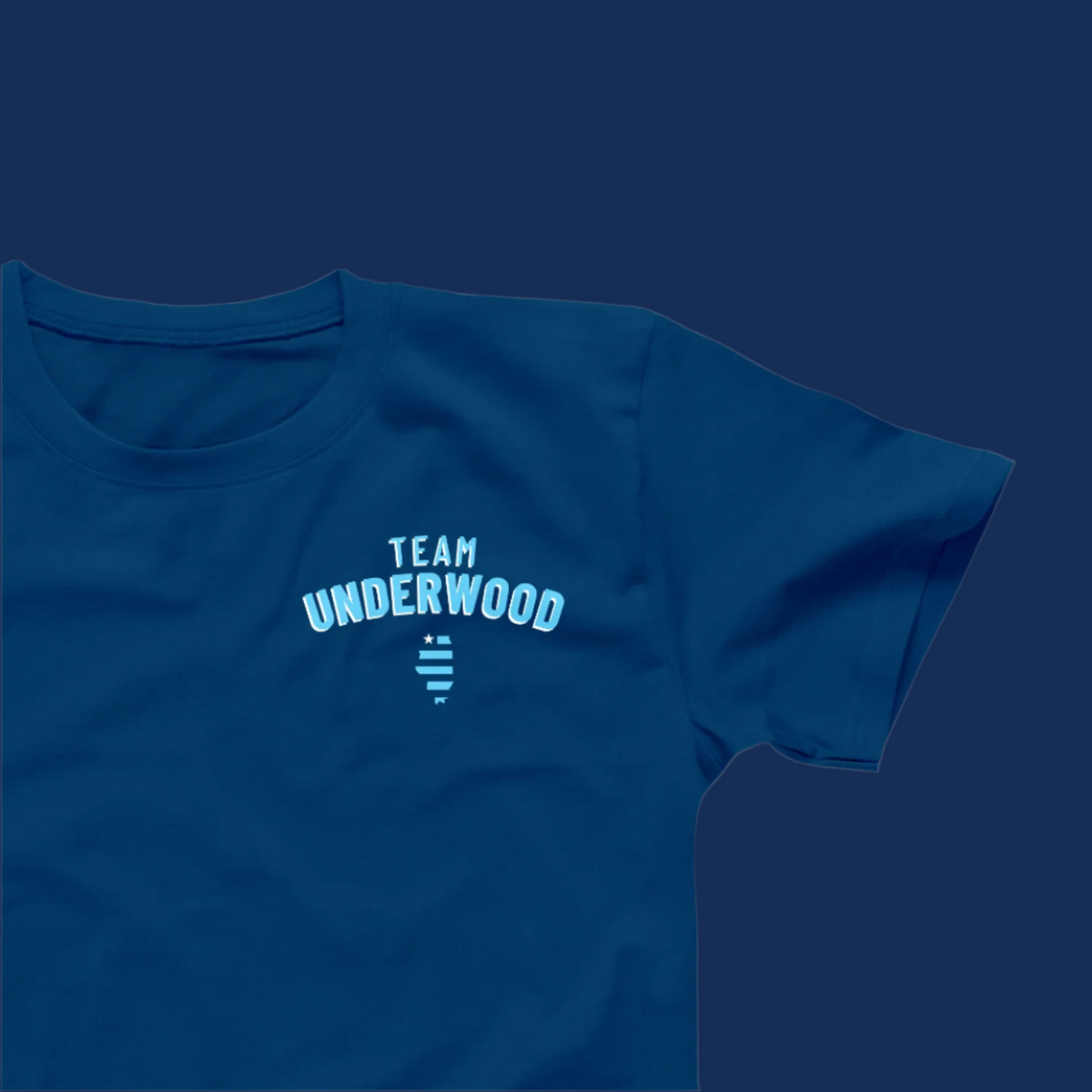 Lauren Underwood Team Underwood Navy Tee
