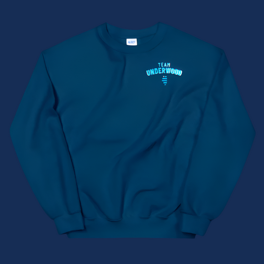 Lauren Underwood Team Underwood Navy Crewneck Sweatshirt 